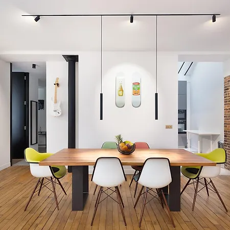 Apartmán Luxueux Loft 3br Au Coeur Du Marais Paříž